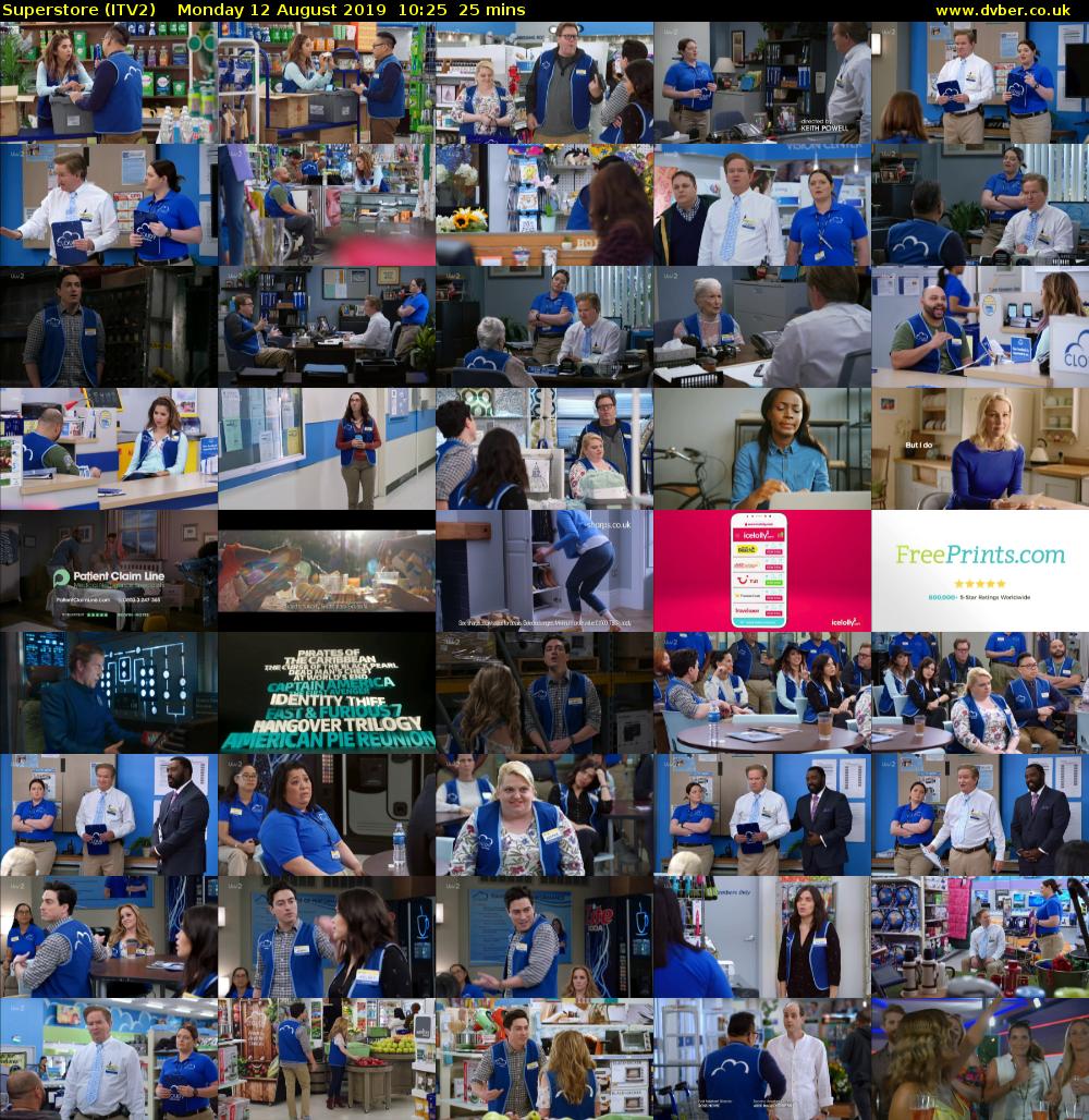 Superstore (ITV2) Monday 12 August 2019 10:25 - 10:50