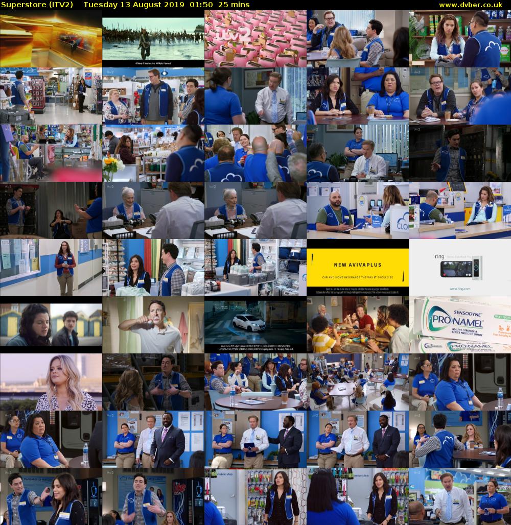 Superstore (ITV2) Tuesday 13 August 2019 01:50 - 02:15