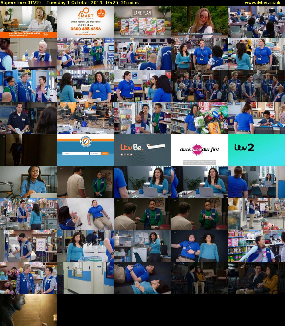 Superstore (ITV2) Tuesday 1 October 2019 10:25 - 10:50