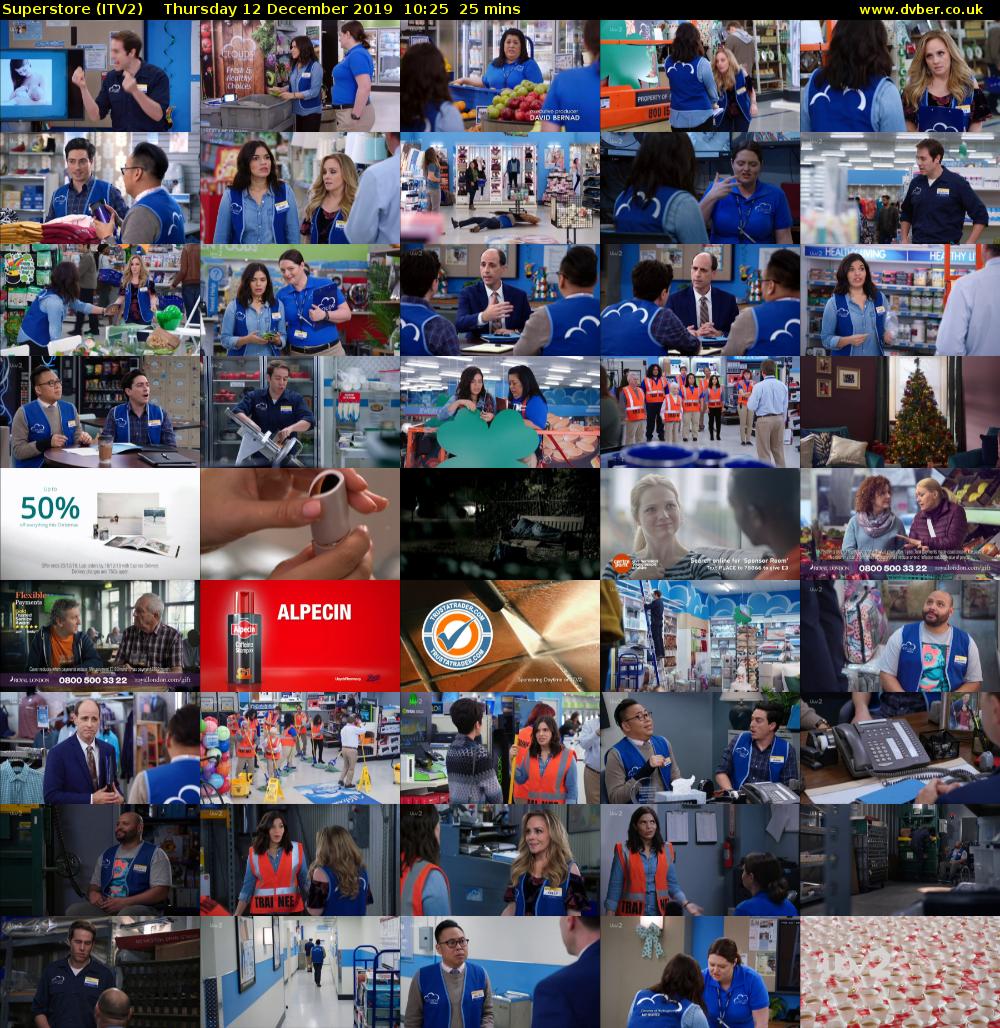 Superstore (ITV2) Thursday 12 December 2019 10:25 - 10:50