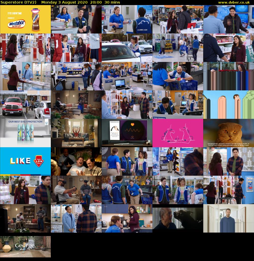 Superstore (ITV2) Monday 3 August 2020 20:00 - 20:30