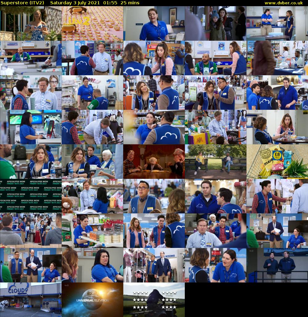 Superstore (ITV2) Saturday 3 July 2021 01:55 - 02:20