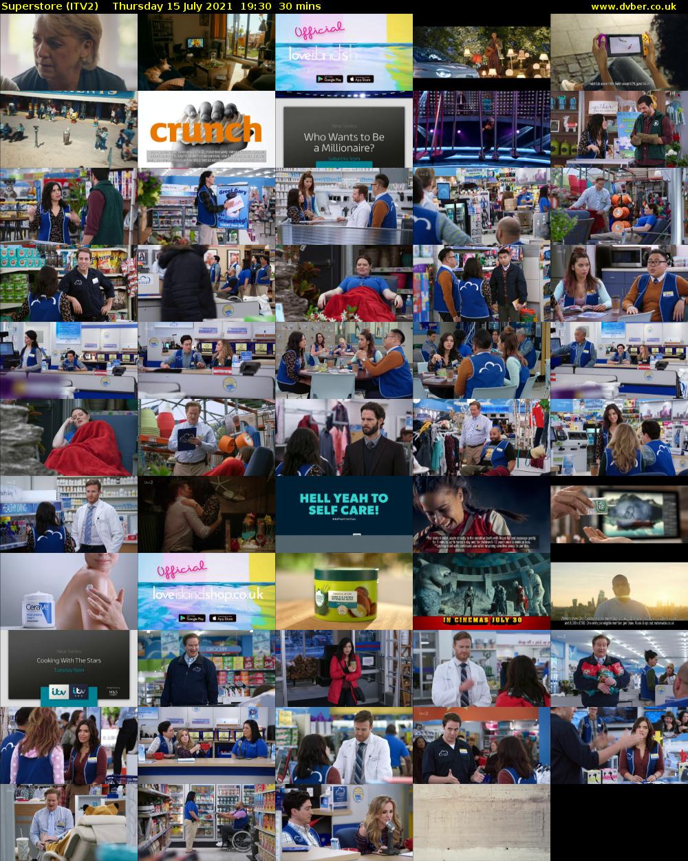 Superstore (ITV2) Thursday 15 July 2021 19:30 - 20:00