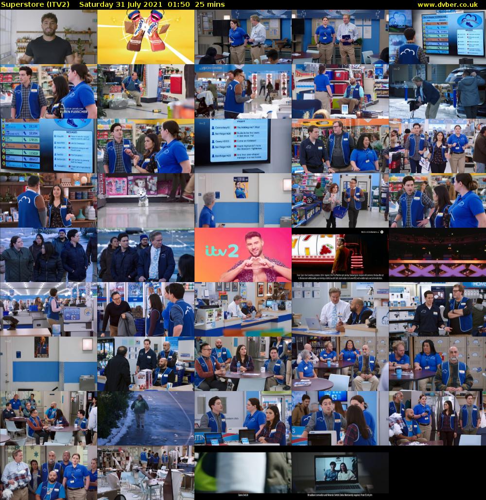 Superstore (ITV2) Saturday 31 July 2021 01:50 - 02:15