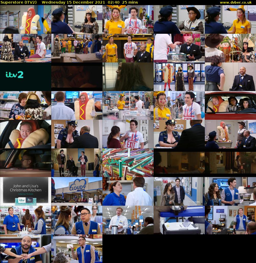 Superstore (ITV2) Wednesday 15 December 2021 02:40 - 03:05