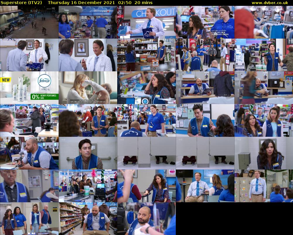 Superstore (ITV2) Thursday 16 December 2021 02:50 - 03:10