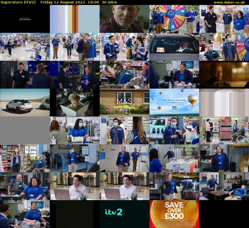 Superstore (ITV2) Friday 12 August 2022 19:00 - 19:30