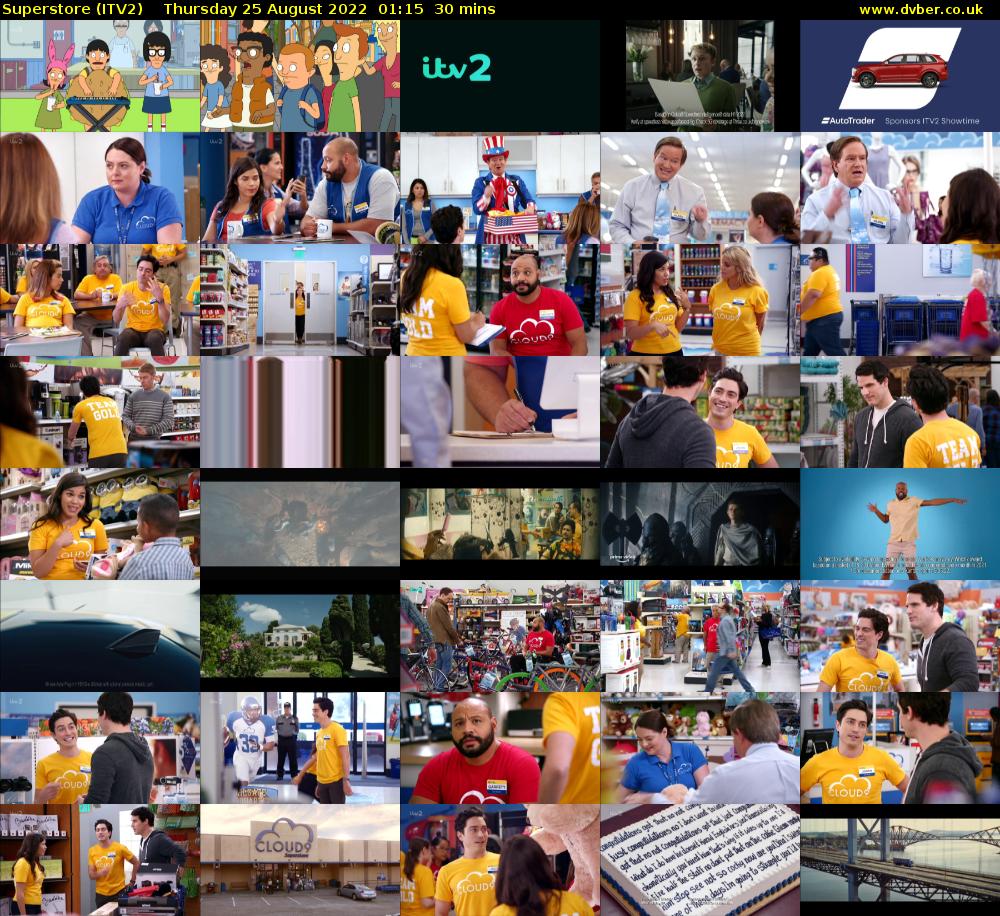 Superstore (ITV2) Thursday 25 August 2022 01:15 - 01:45