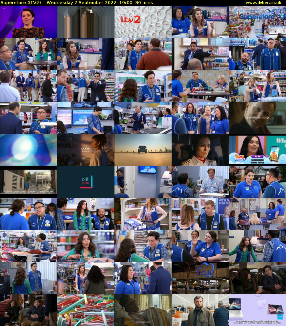 Superstore (ITV2) Wednesday 7 September 2022 19:00 - 19:30