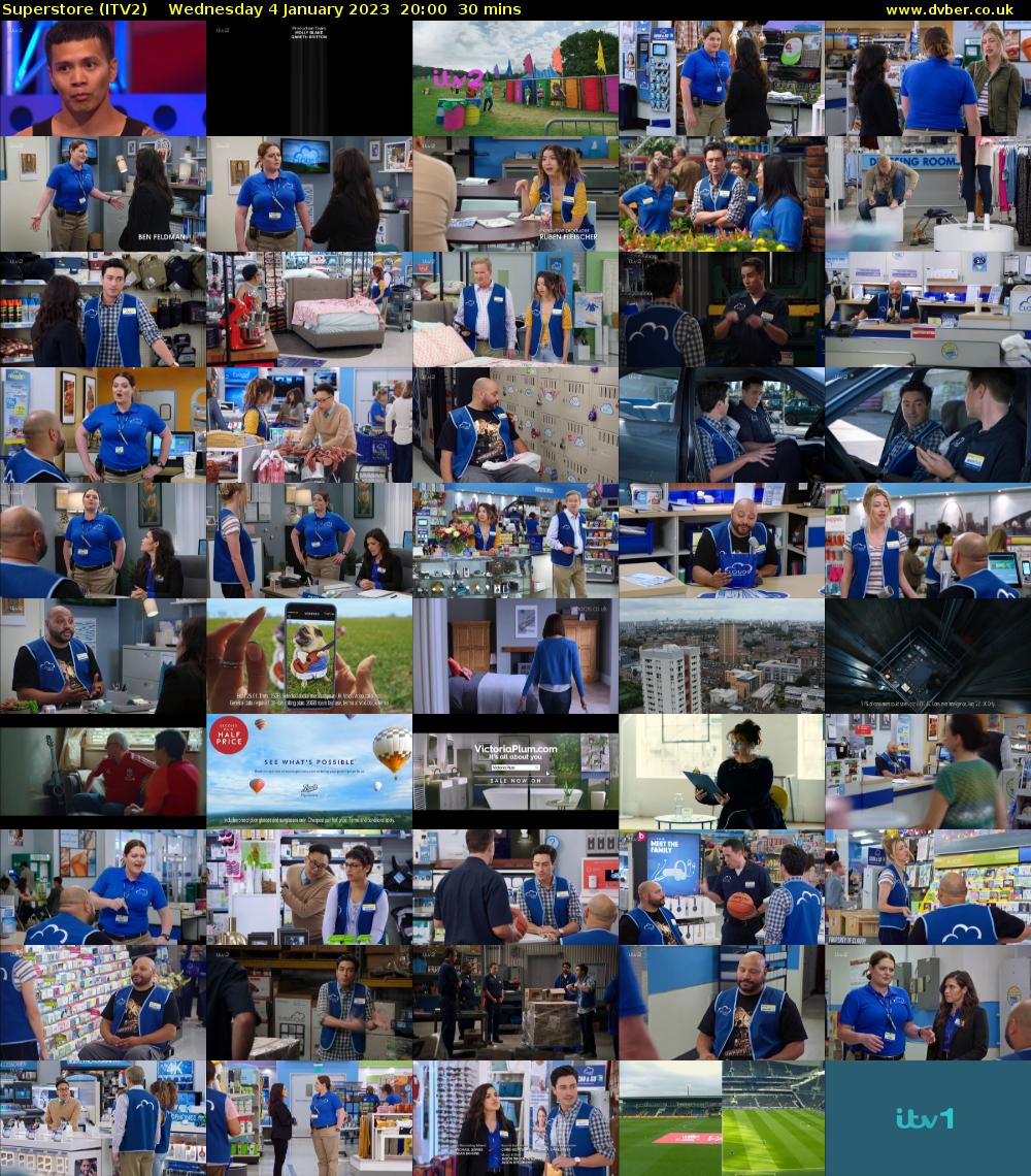 Superstore (ITV2) Wednesday 4 January 2023 20:00 - 20:30
