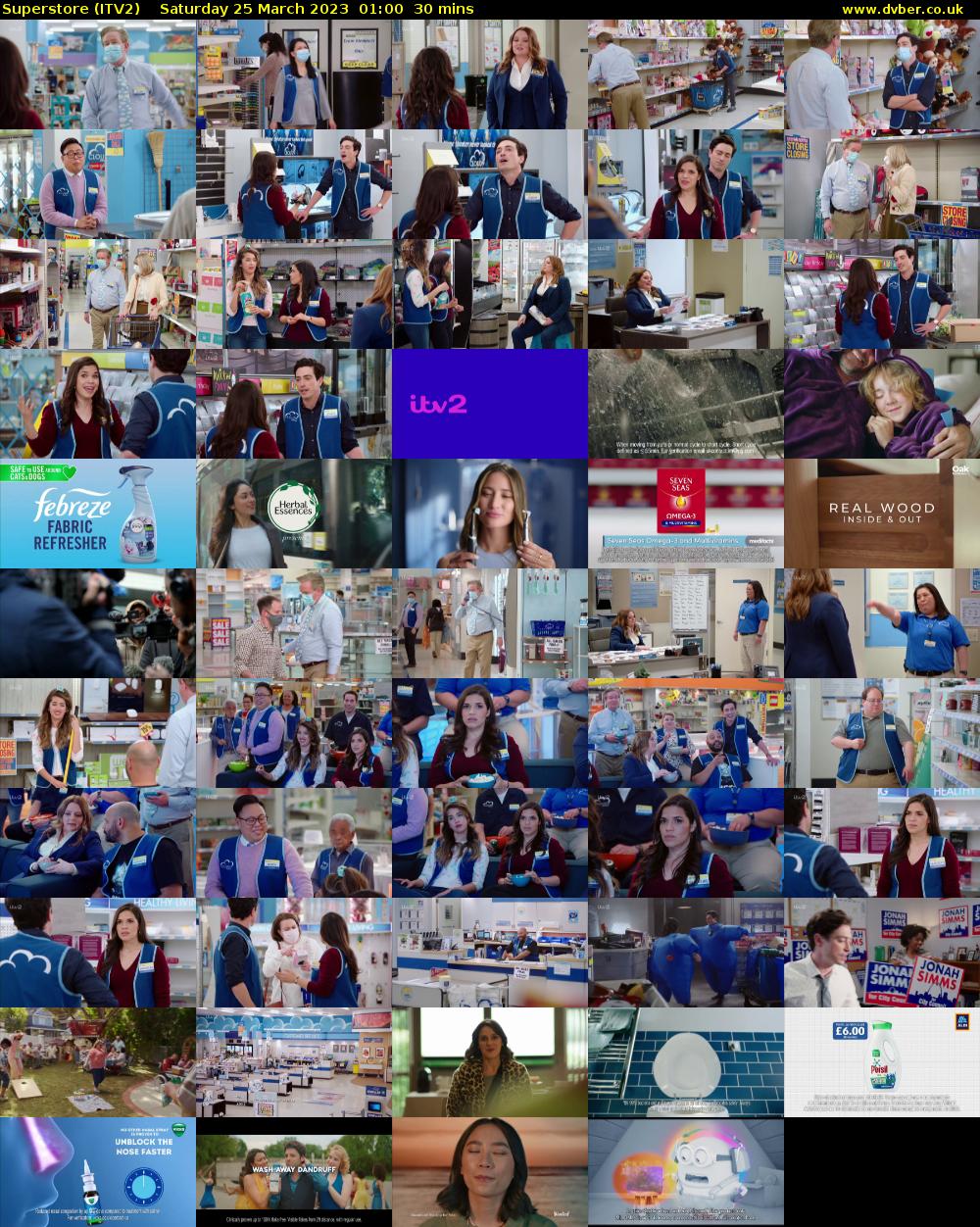 Superstore (ITV2) Saturday 25 March 2023 01:00 - 01:30