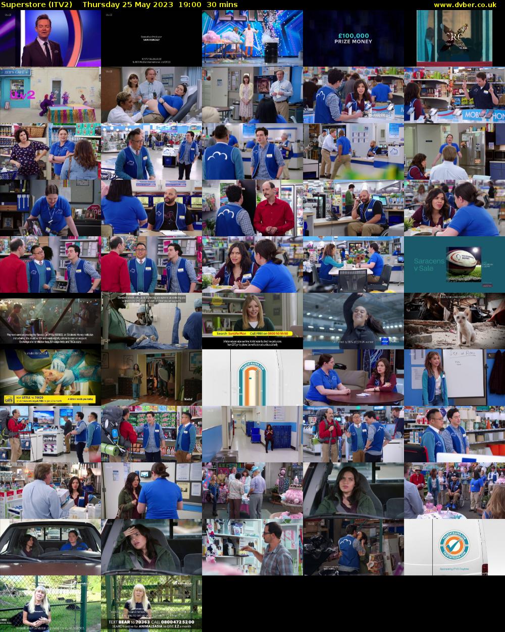 Superstore (ITV2) Thursday 25 May 2023 19:00 - 19:30