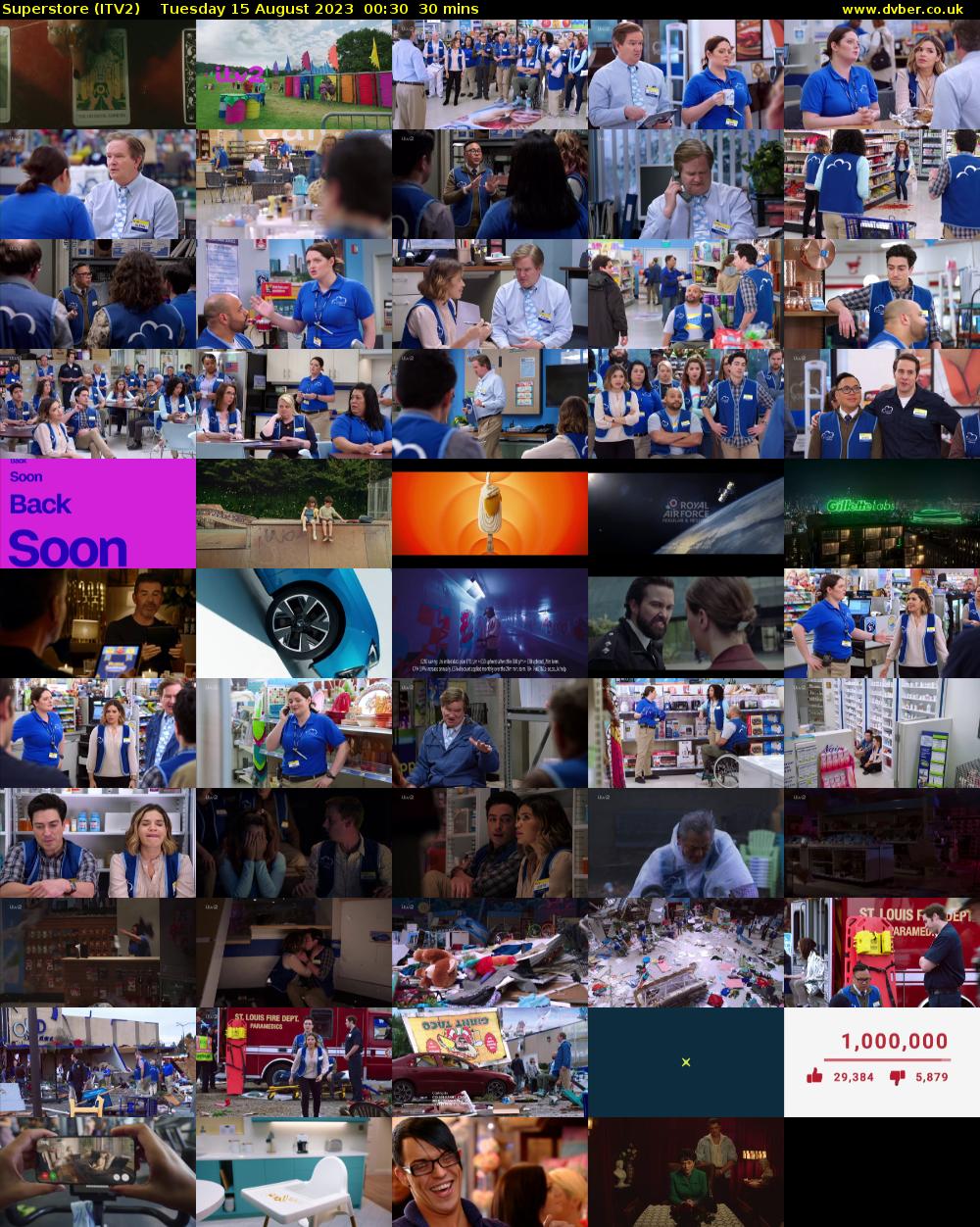 Superstore (ITV2) Tuesday 15 August 2023 00:30 - 01:00