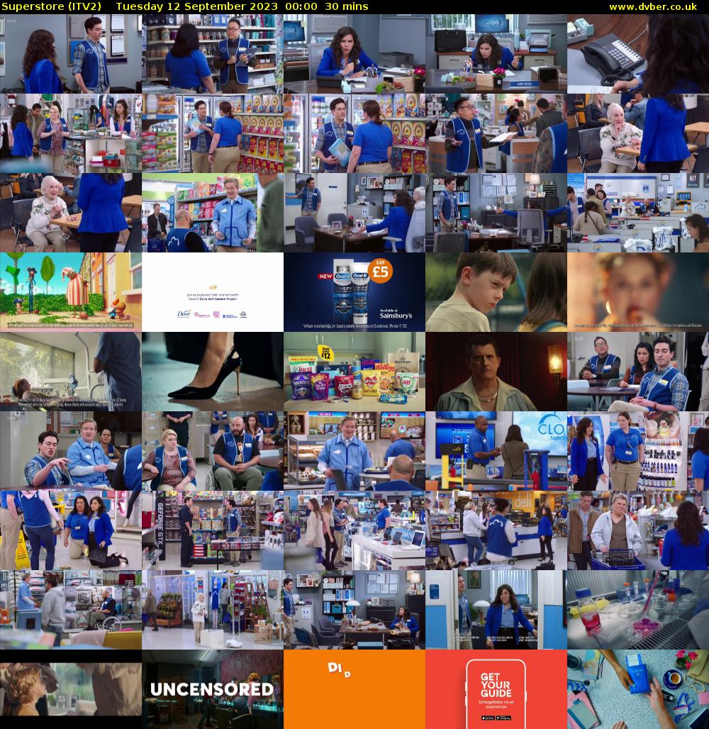 Superstore (ITV2) Tuesday 12 September 2023 00:00 - 00:30