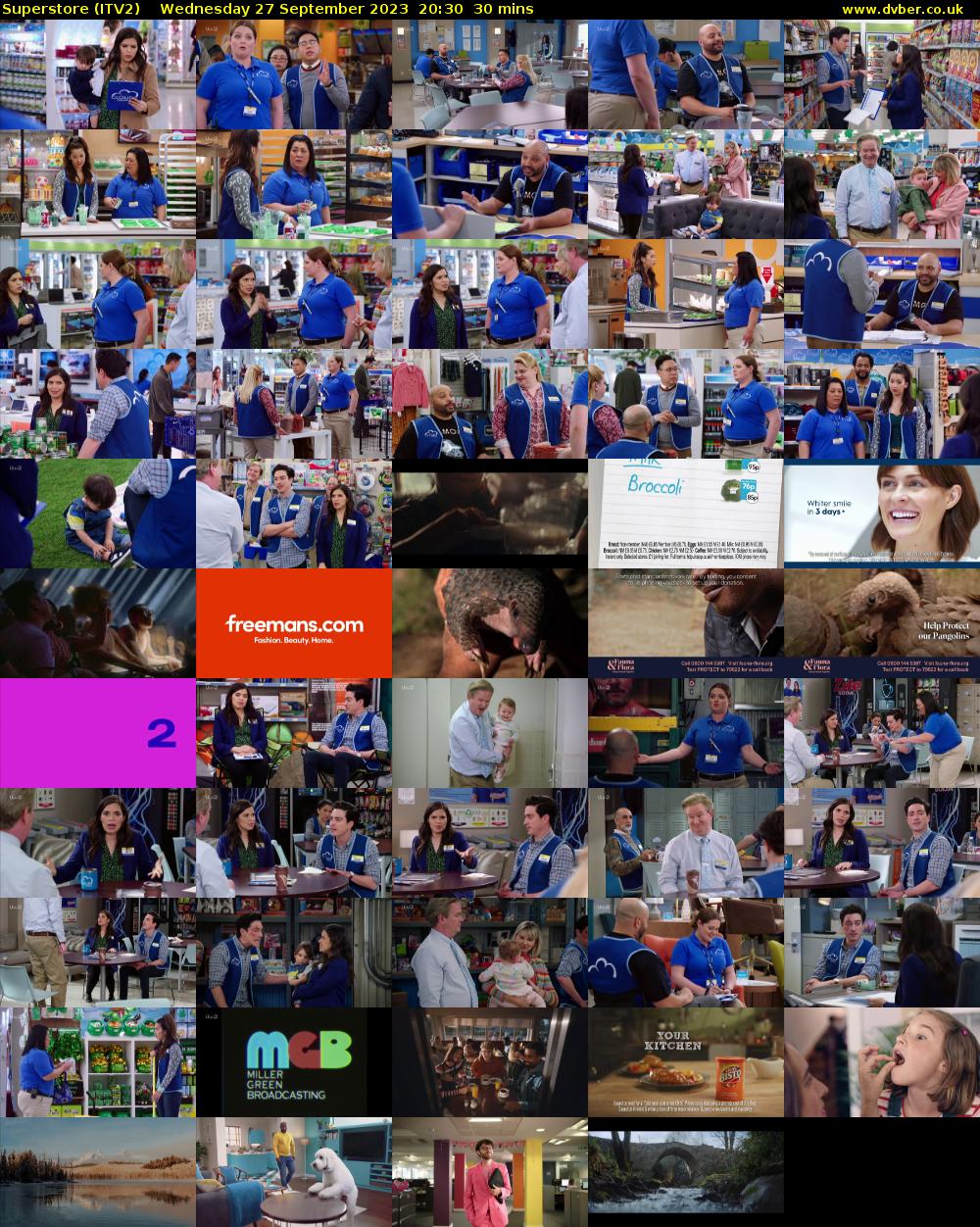 Superstore (ITV2) Wednesday 27 September 2023 20:30 - 21:00