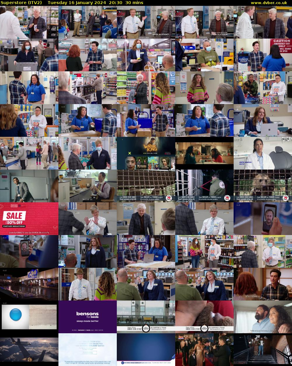 Superstore (ITV2) Tuesday 16 January 2024 20:30 - 21:00