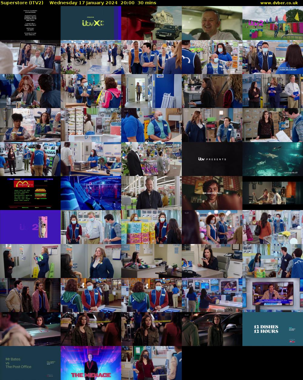 Superstore (ITV2) Wednesday 17 January 2024 20:00 - 20:30