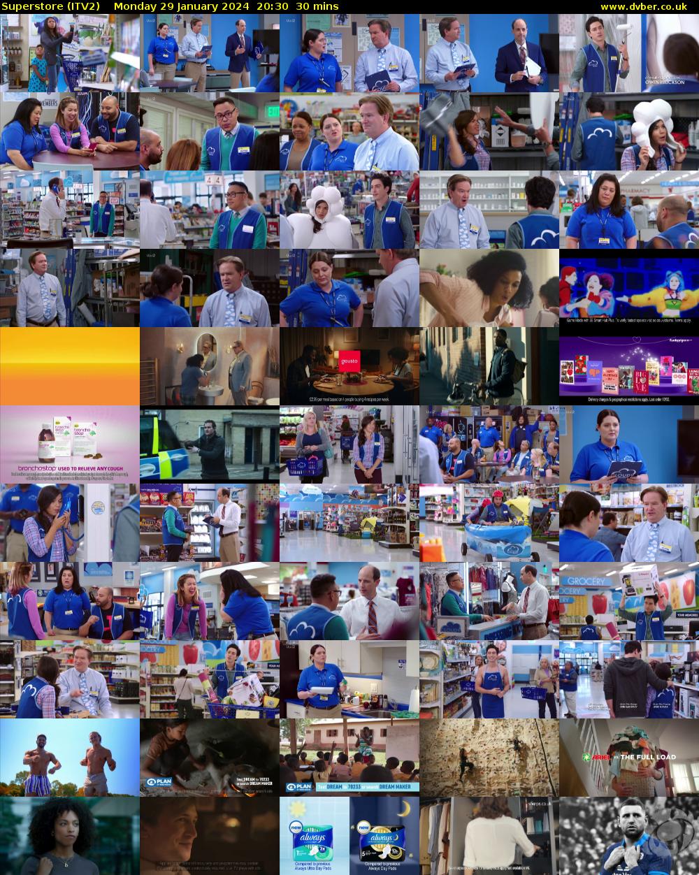 Superstore (ITV2) Monday 29 January 2024 20:30 - 21:00