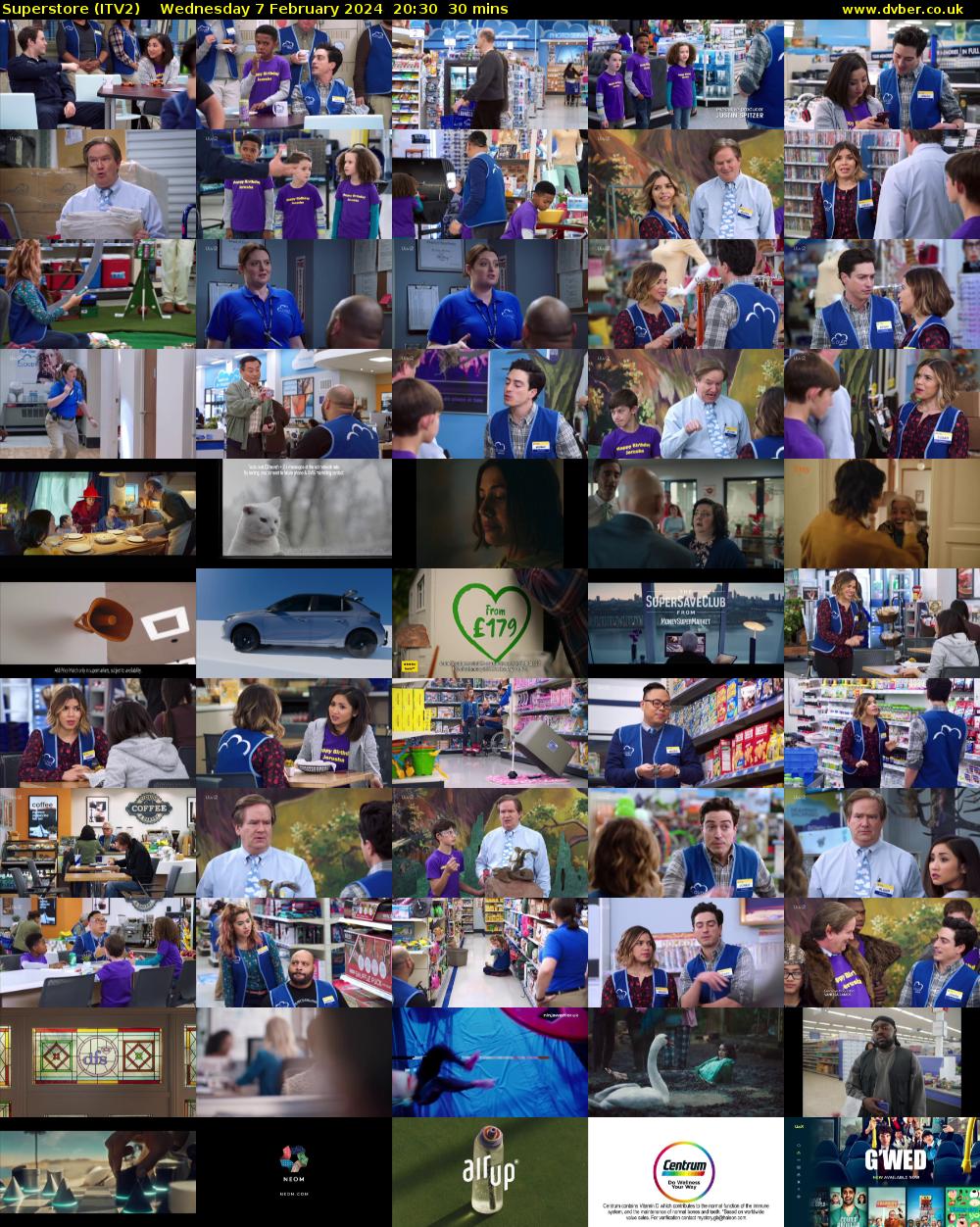 Superstore (ITV2) Wednesday 7 February 2024 20:30 - 21:00