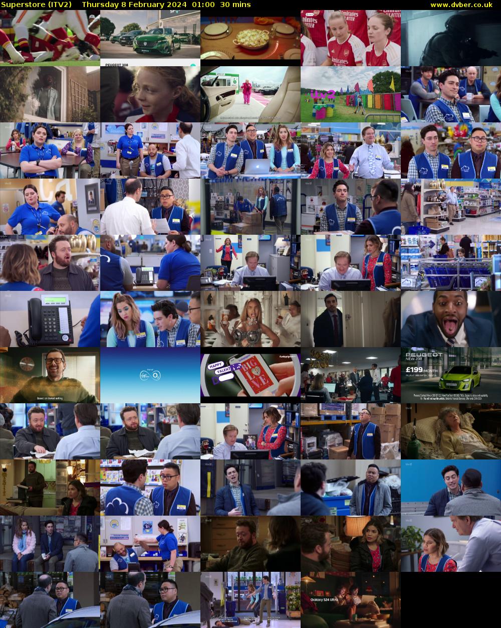 Superstore (ITV2) Thursday 8 February 2024 01:00 - 01:30