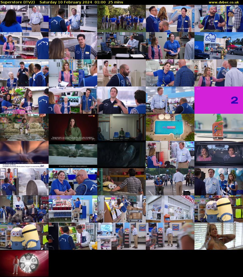 Superstore (ITV2) Saturday 10 February 2024 01:00 - 01:25