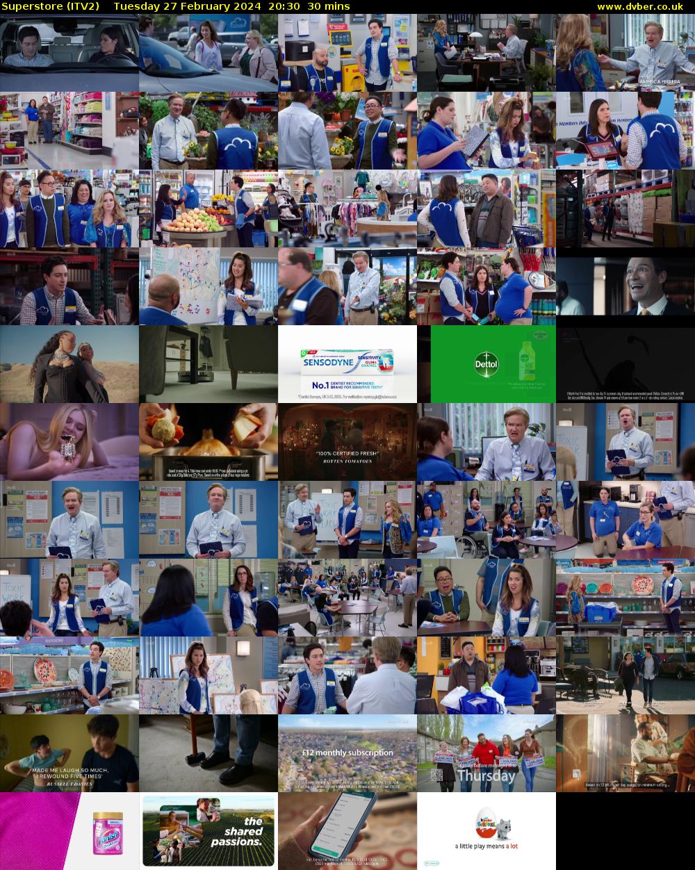 Superstore (ITV2) Tuesday 27 February 2024 20:30 - 21:00