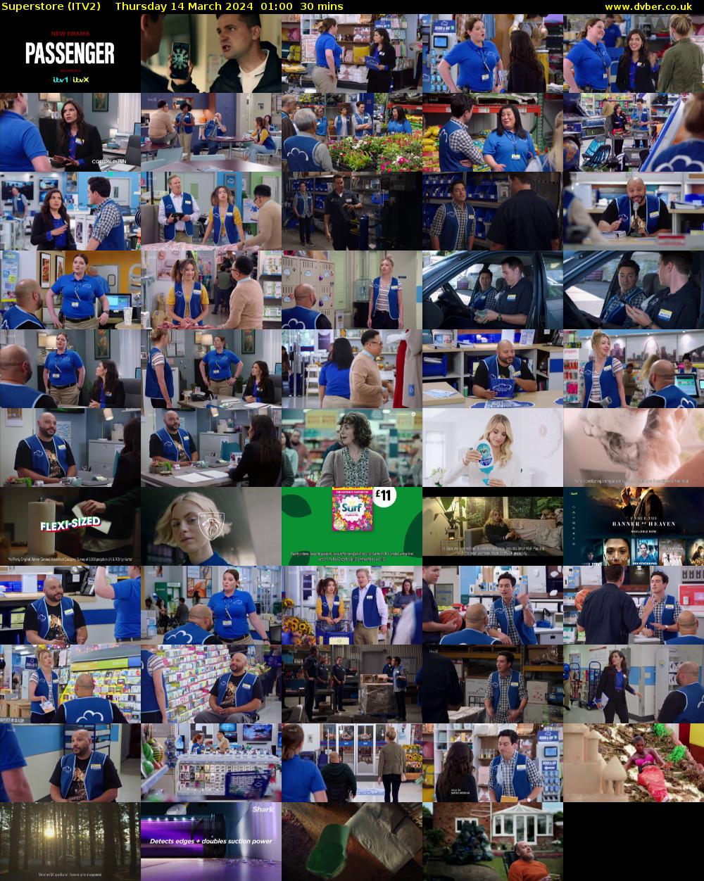 Superstore (ITV2) Thursday 14 March 2024 01:00 - 01:30