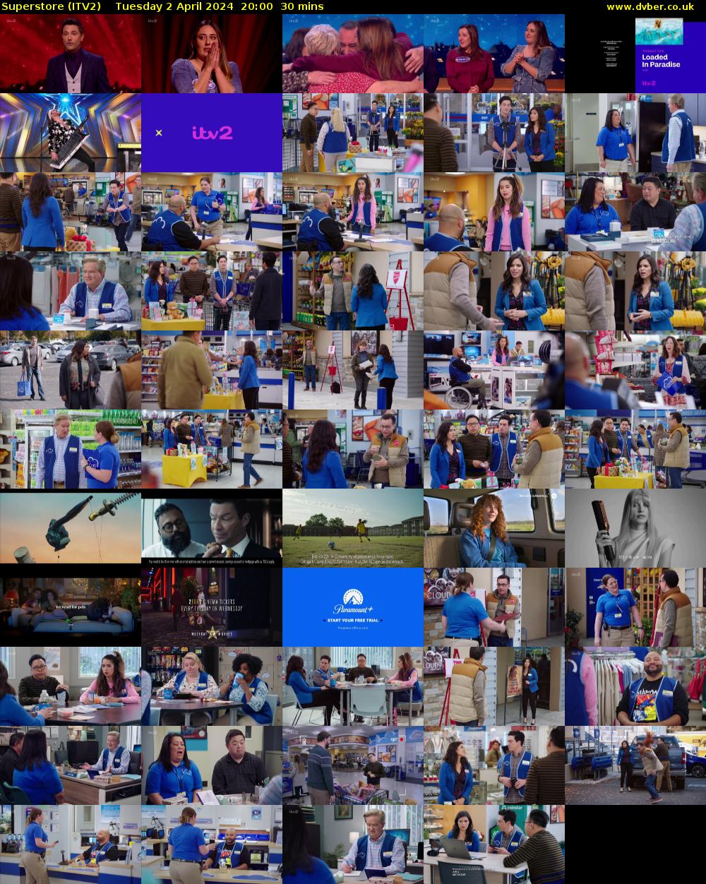 Superstore (ITV2) Tuesday 2 April 2024 20:00 - 20:30