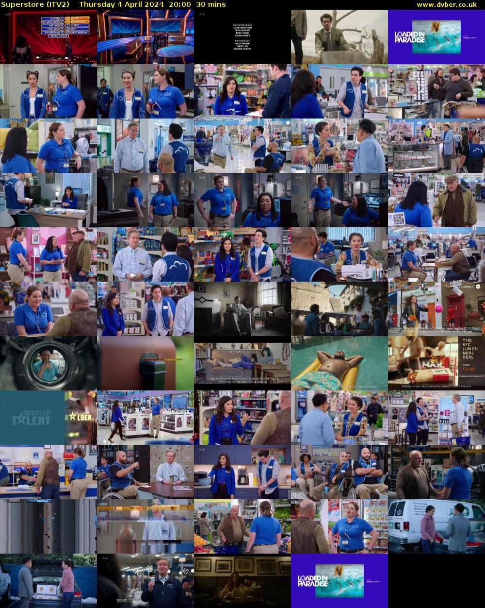 Superstore (ITV2) Thursday 4 April 2024 20:00 - 20:30