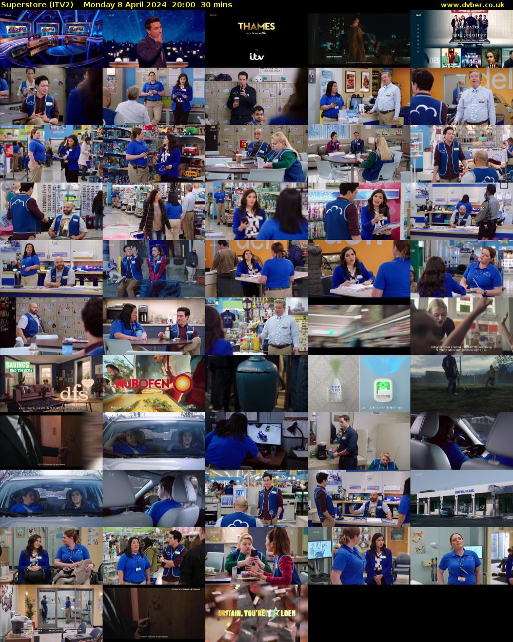 Superstore (ITV2) Monday 8 April 2024 20:00 - 20:30