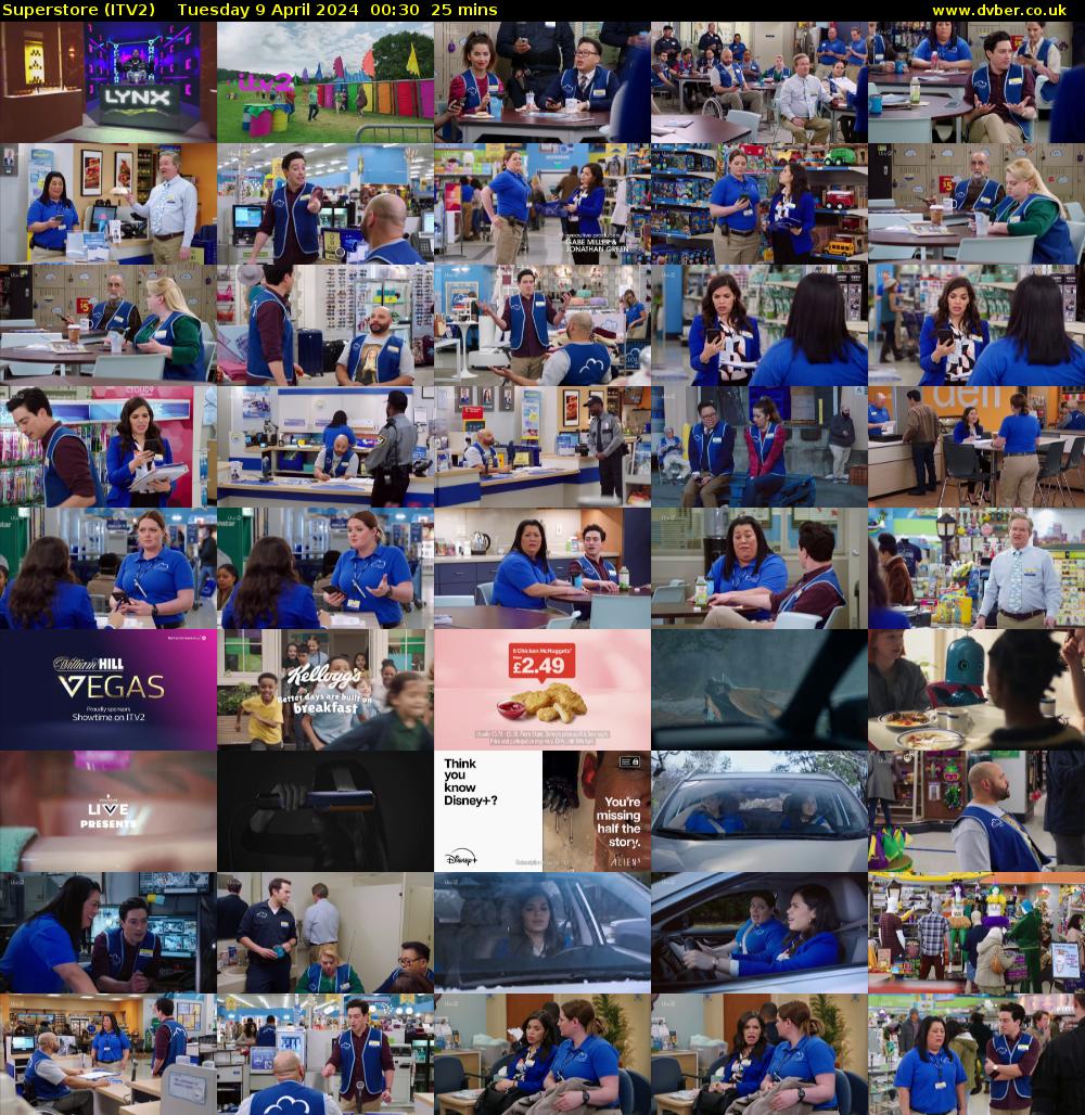 Superstore (ITV2) Tuesday 9 April 2024 00:30 - 00:55