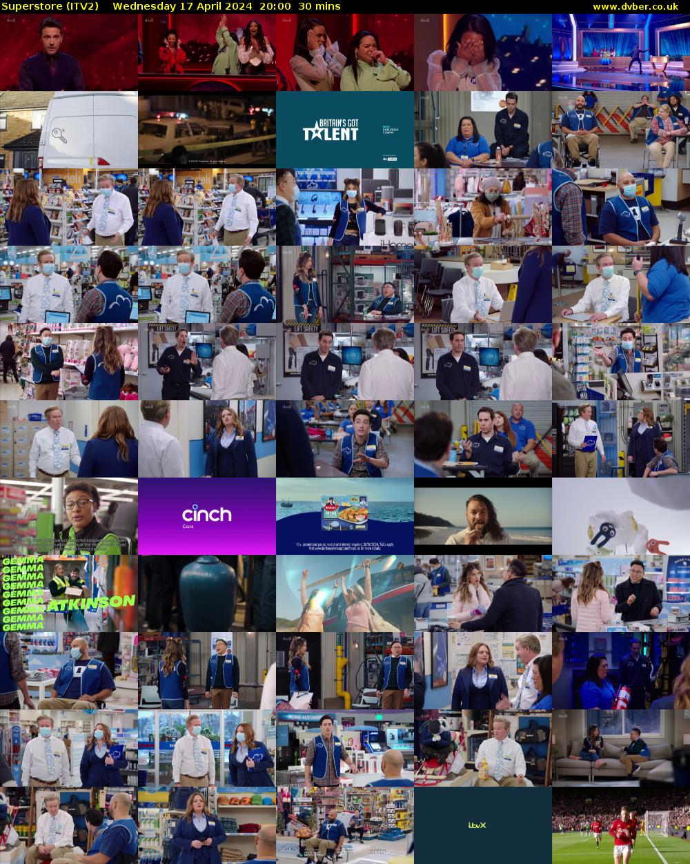 Superstore (ITV2) Wednesday 17 April 2024 20:00 - 20:30