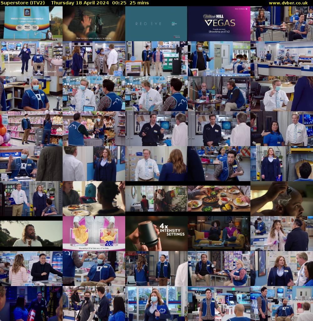 Superstore (ITV2) Thursday 18 April 2024 00:25 - 00:50