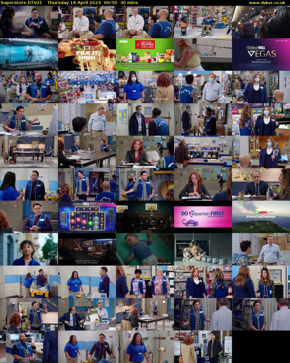 Superstore (ITV2) Thursday 18 April 2024 00:50 - 01:20