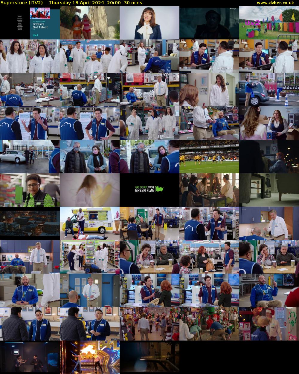 Superstore (ITV2) Thursday 18 April 2024 20:00 - 20:30