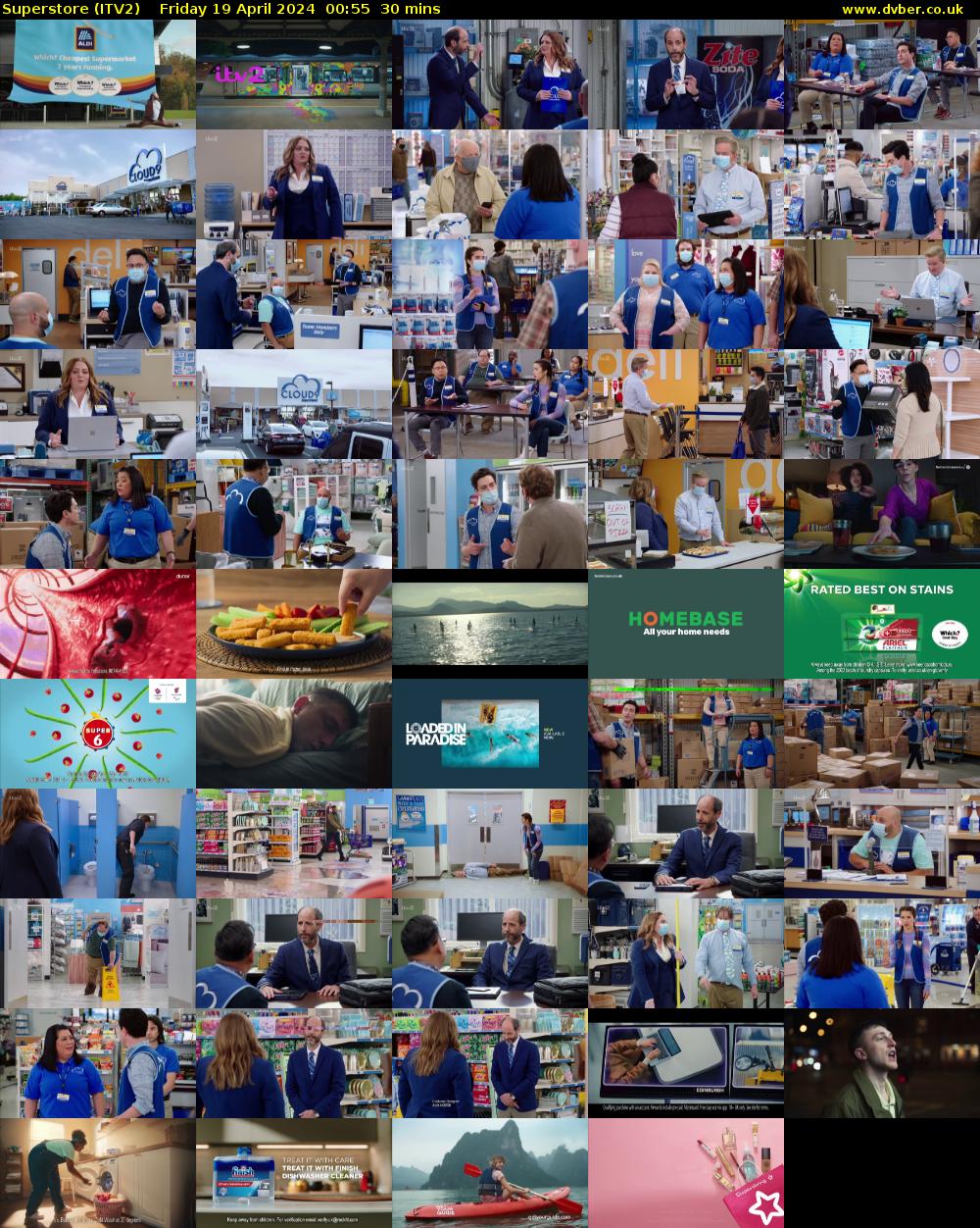 Superstore (ITV2) Friday 19 April 2024 00:55 - 01:25