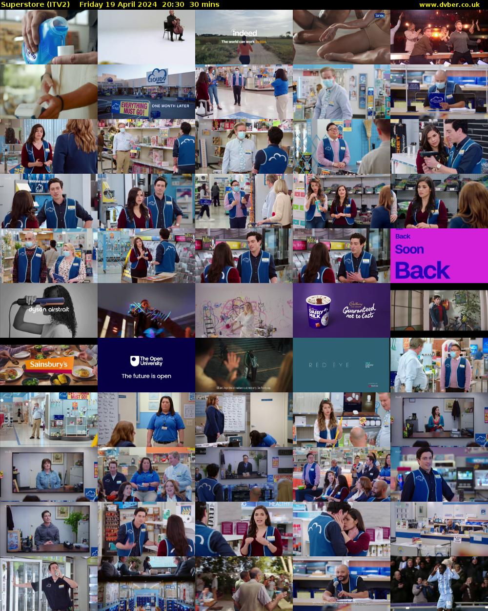 Superstore (ITV2) Friday 19 April 2024 20:30 - 21:00