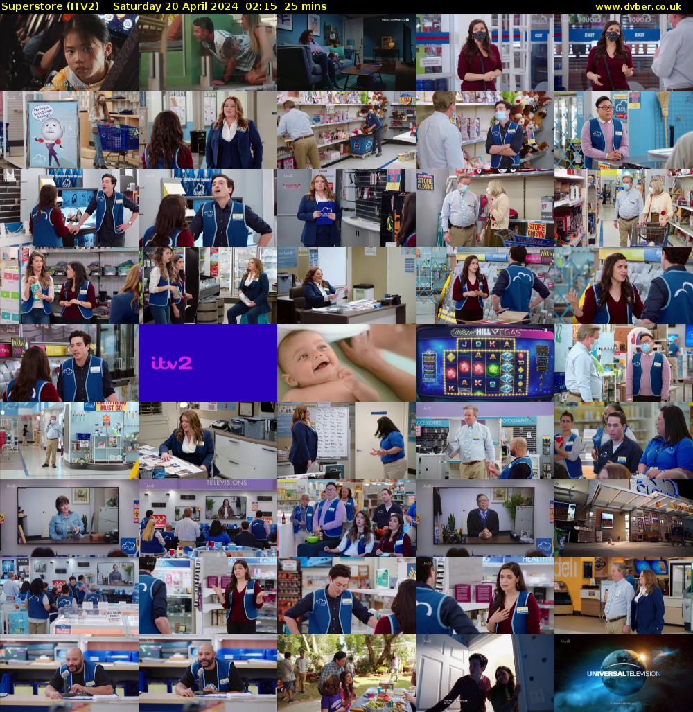 Superstore (ITV2) Saturday 20 April 2024 02:15 - 02:40