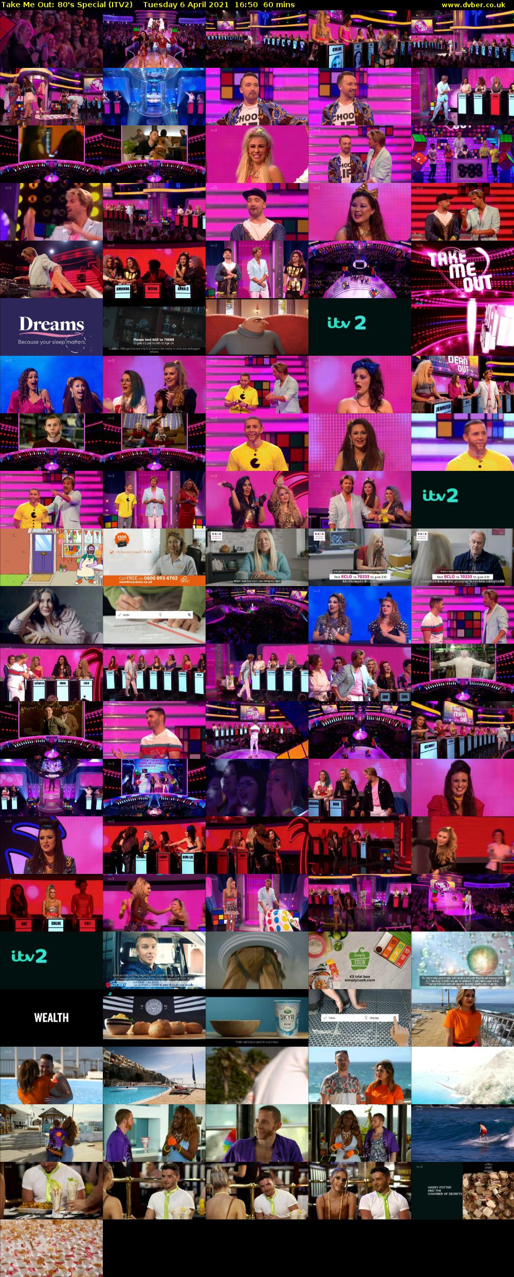 Take Me Out: 80's Special (ITV2) Tuesday 6 April 2021 16:50 - 17:50