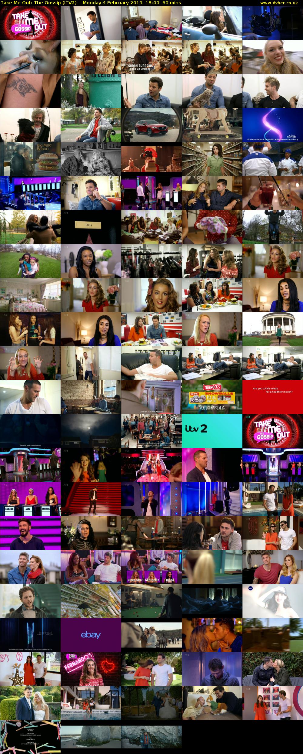 Take Me Out: The Gossip (ITV2) Monday 4 February 2019 18:00 - 19:00