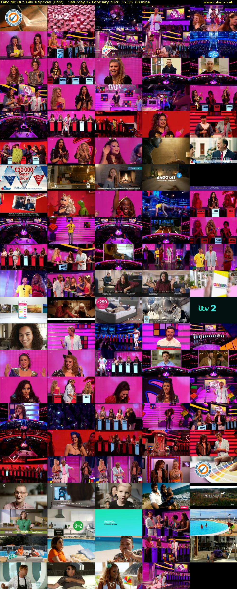Take Me Out 1980s Special (ITV2) Saturday 22 February 2020 12:35 - 13:35