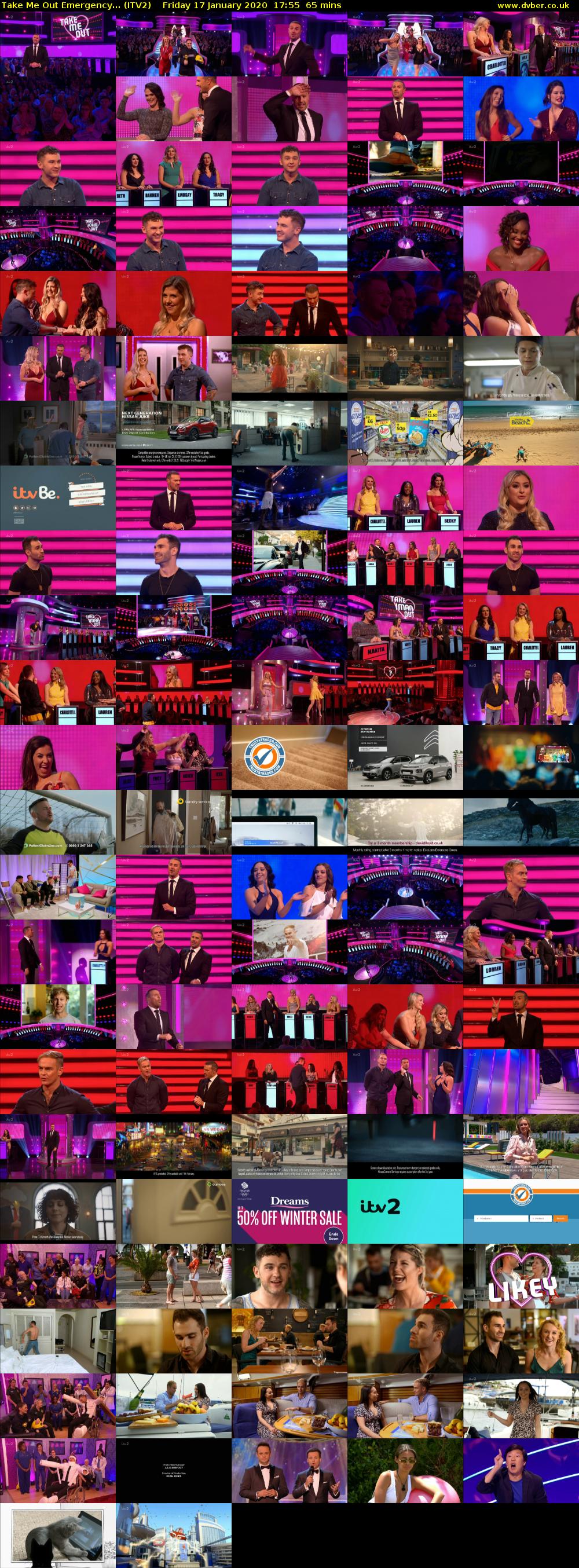Take Me Out Emergency... (ITV2) Friday 17 January 2020 17:55 - 19:00