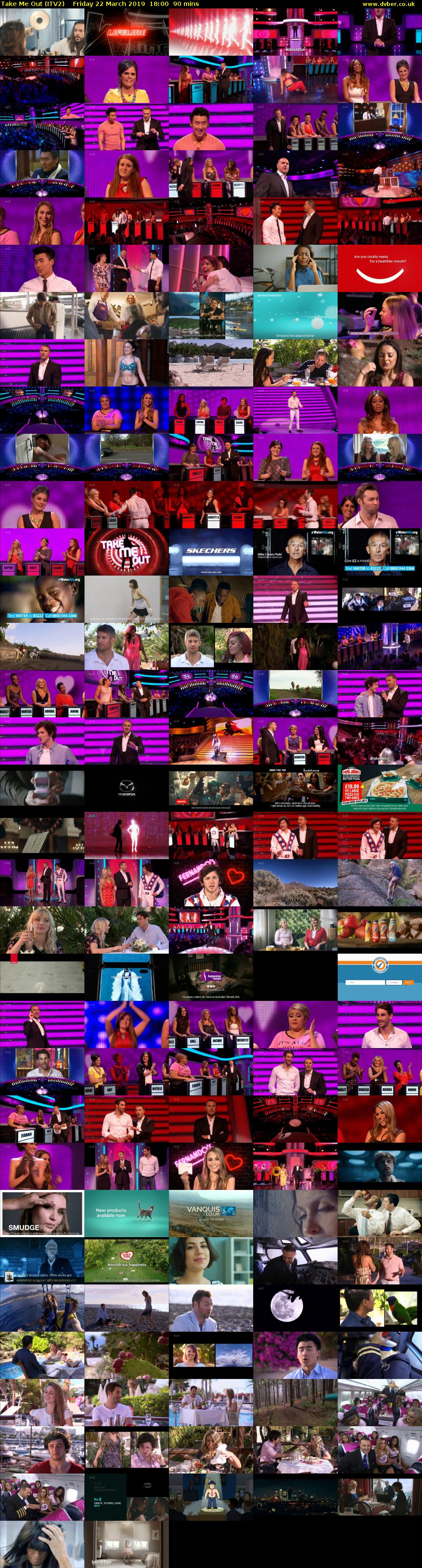 Take Me Out (ITV2) Friday 22 March 2019 18:00 - 19:30