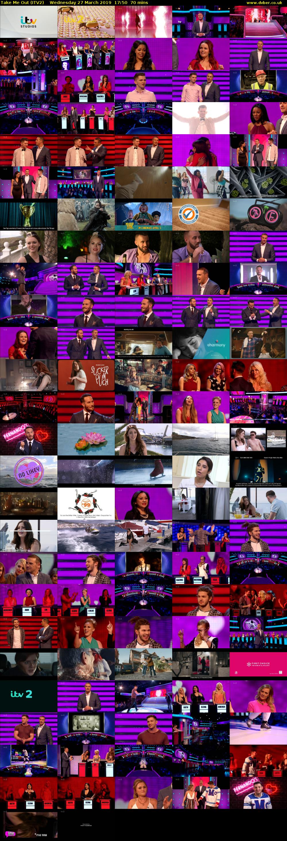 Take Me Out (ITV2) Wednesday 27 March 2019 17:50 - 19:00