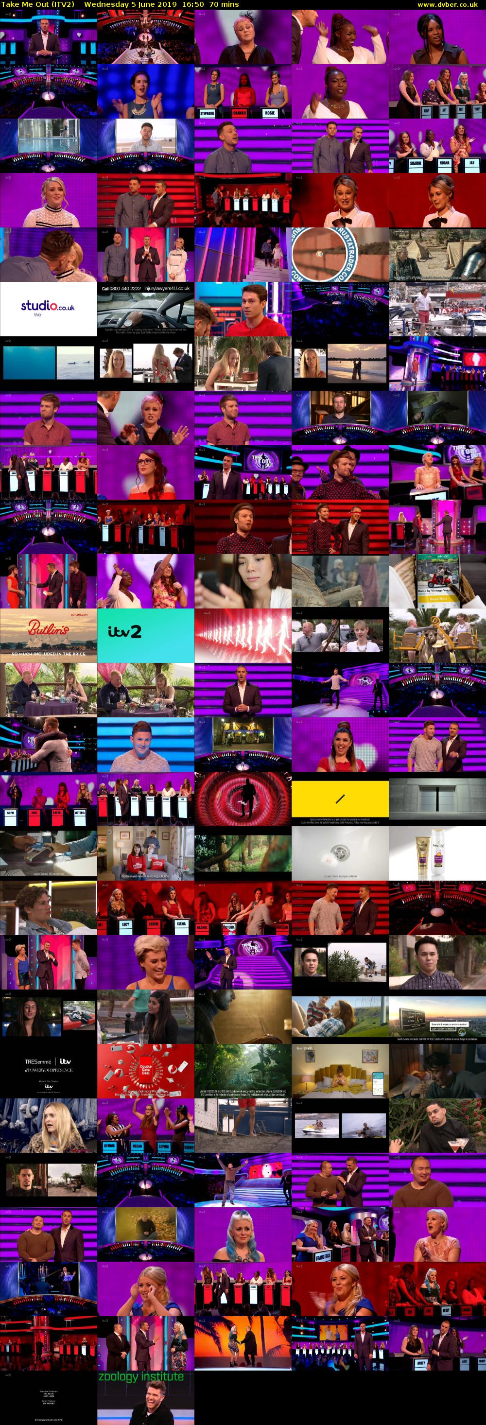 Take Me Out (ITV2) Wednesday 5 June 2019 16:50 - 18:00