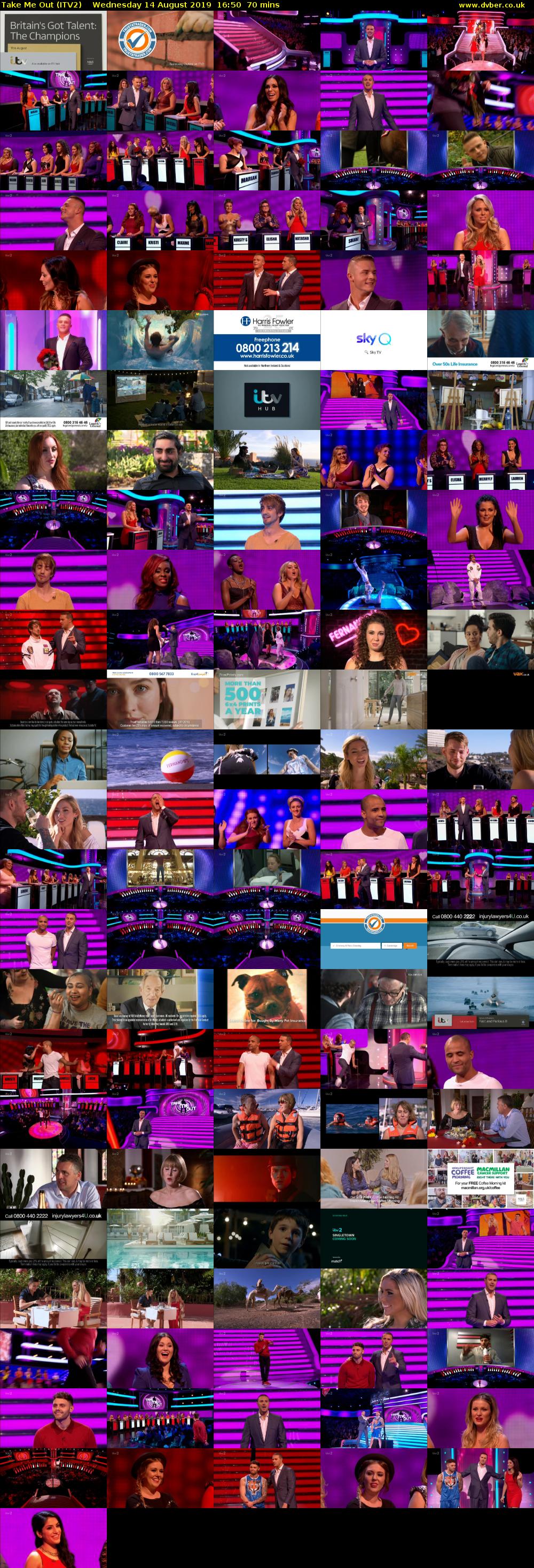 Take Me Out (ITV2) Wednesday 14 August 2019 16:50 - 18:00