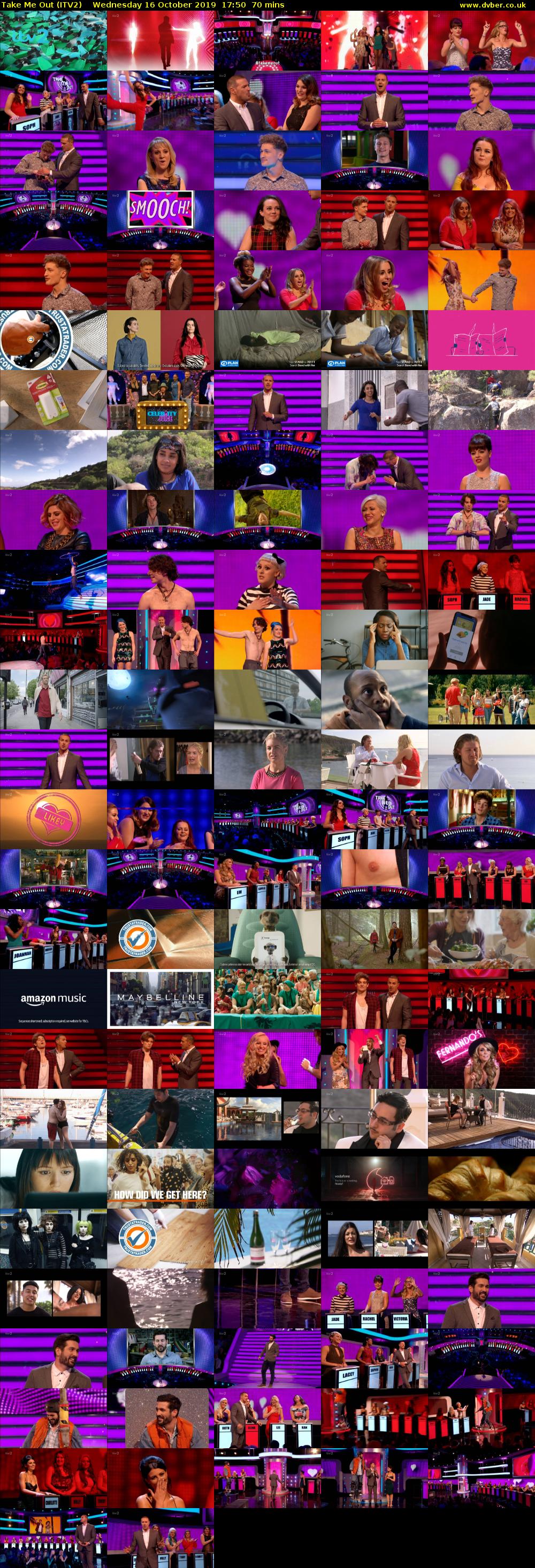 Take Me Out (ITV2) Wednesday 16 October 2019 17:50 - 19:00