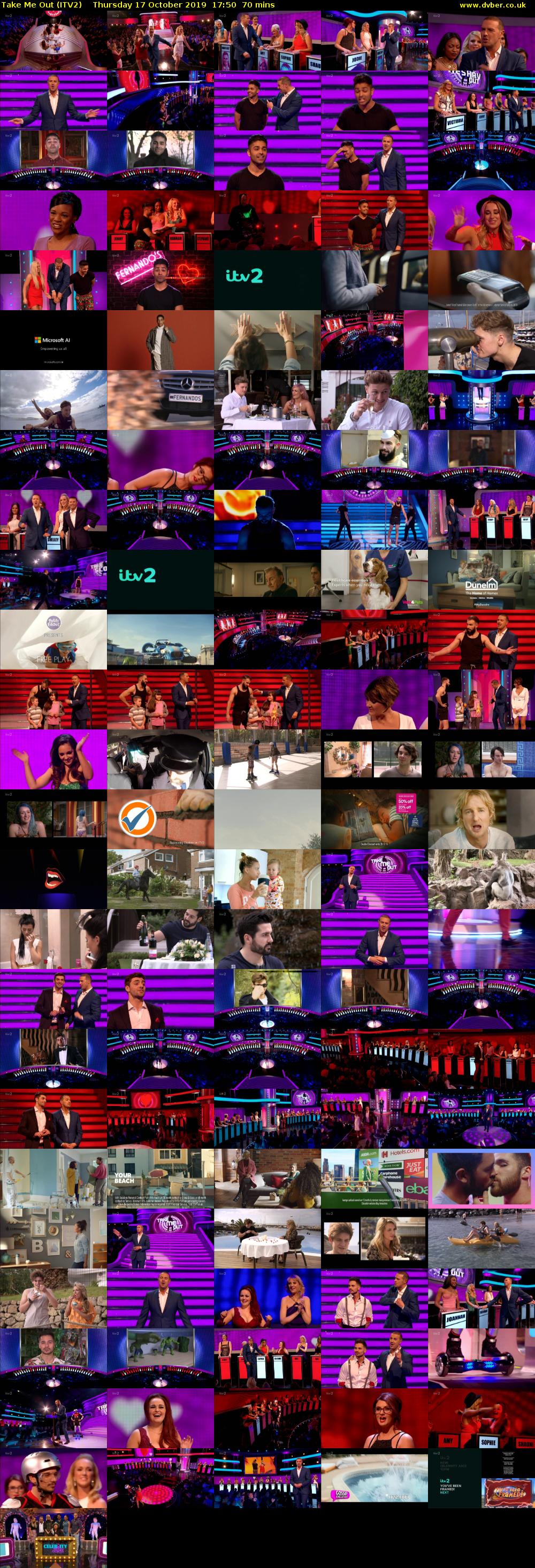 Take Me Out (ITV2) Thursday 17 October 2019 17:50 - 19:00