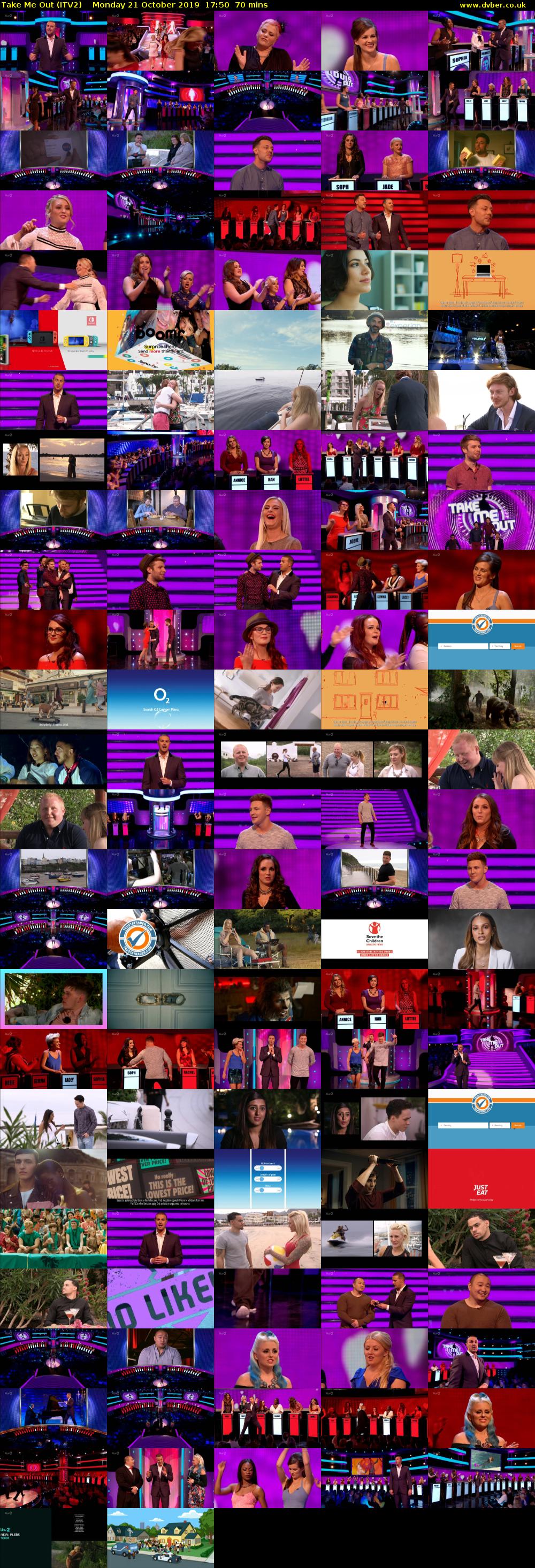 Take Me Out (ITV2) Monday 21 October 2019 17:50 - 19:00