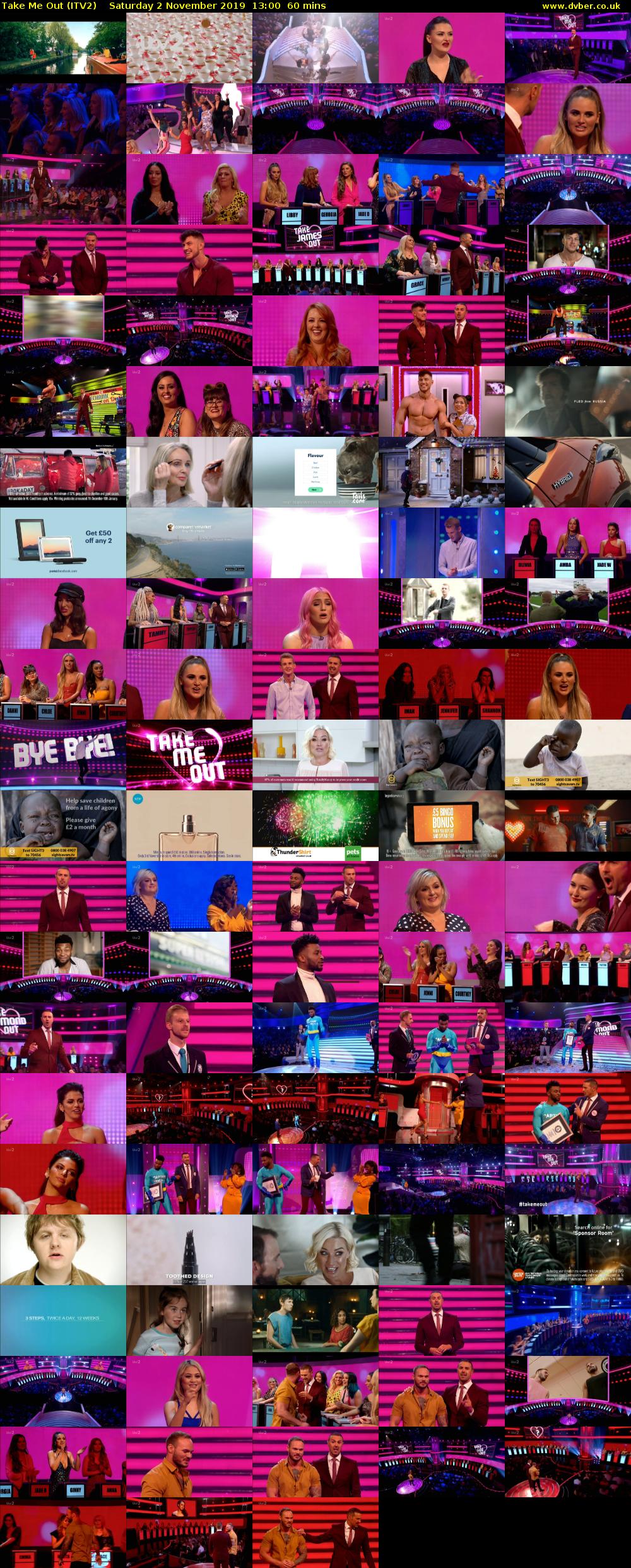 Take Me Out (ITV2) Saturday 2 November 2019 13:00 - 14:00